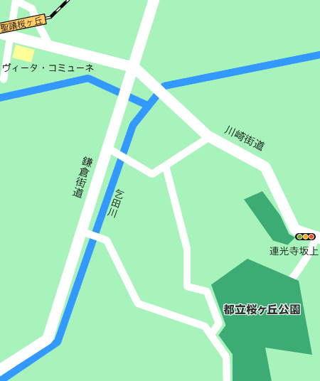 都立桜ヶ丘公園地図