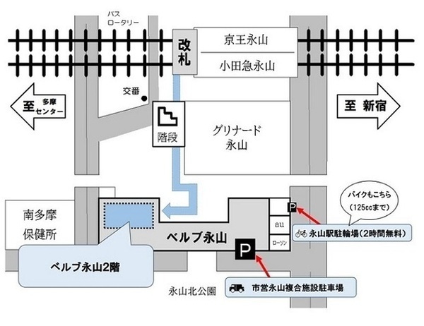 地図：永山マイナンバーカードセンター