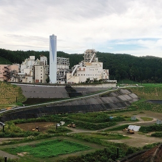 写真：二ツ塚処分場の外観