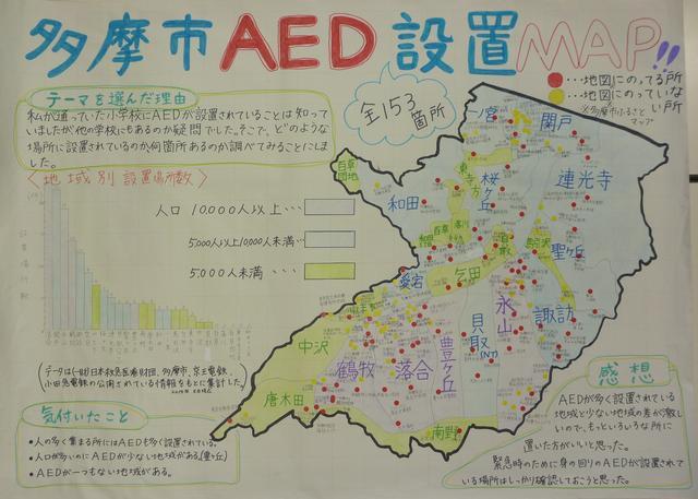 写真：多摩市AED設置マップ