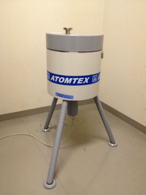 写真:今回使用する放射線測定検査機器