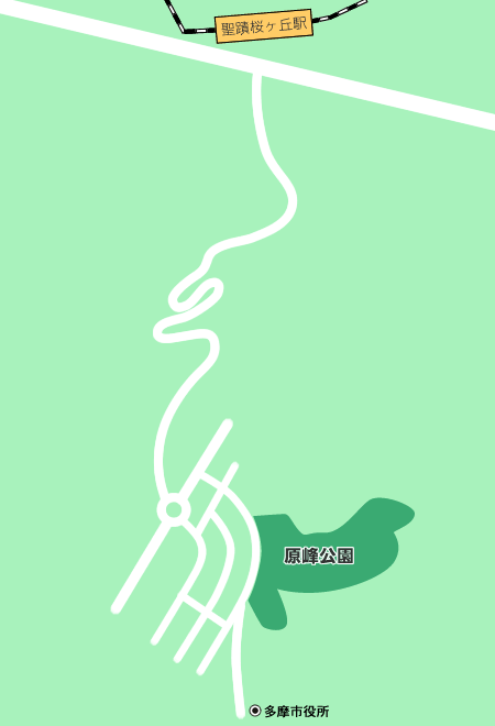 原峰公園地図