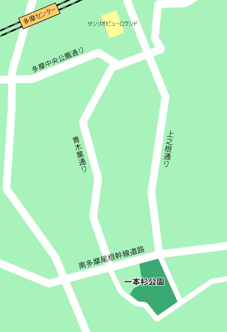 一本杉公園地図