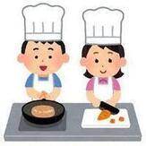 イラスト：料理をする子供たち