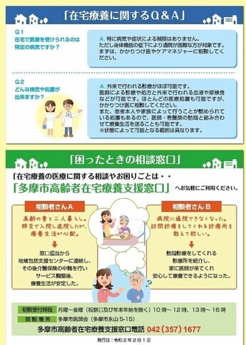 在宅療養のすすめリーフレット