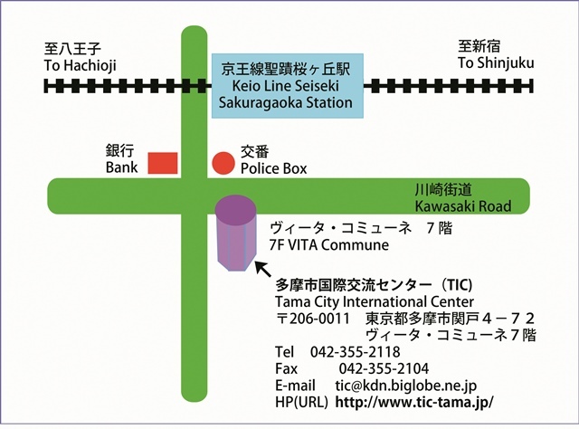 地図：交通案内