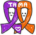 ダブルリボンイラスト