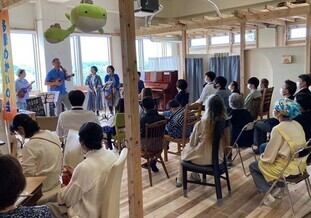 写真：コミュニティプレイスあたご　オープンイベントの様子