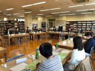 写真:令和3年度第1回 合同懇談会の様子