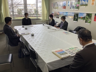 写真:令和3年度第5回 小学校懇談の様子