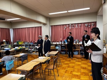 令和6年度第1回 小学校授業見学の様子