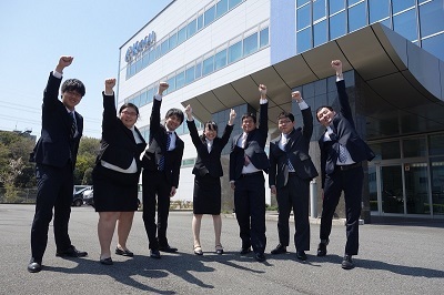 写真：平成29年度の新卒社員