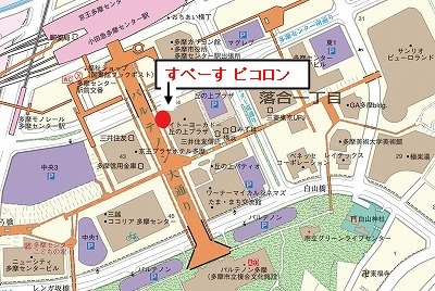 地図：すぺーす ピコロン案内図