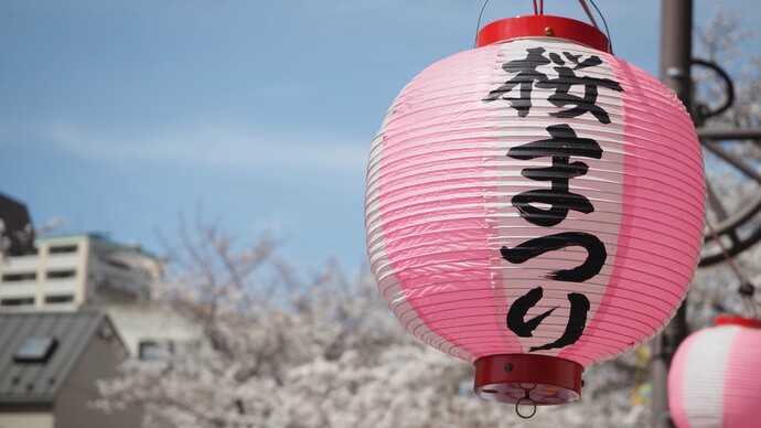 写真：さくら祭り