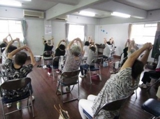 地域介護予防教室の様子