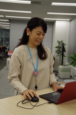 写真：人事部 スペシャリスト 太田 真里子さん