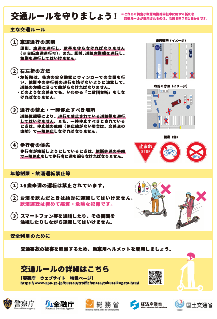 電動キックボード参考資料