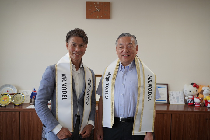 寺田さんと市長の写真