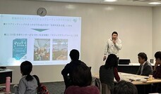 写真：協創講座＆若者会議ワークショップ　合同会社MichiLab高野代表がお話しする様子