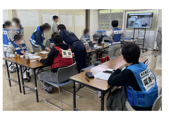 医療救護活動拠点（多摩市役所）