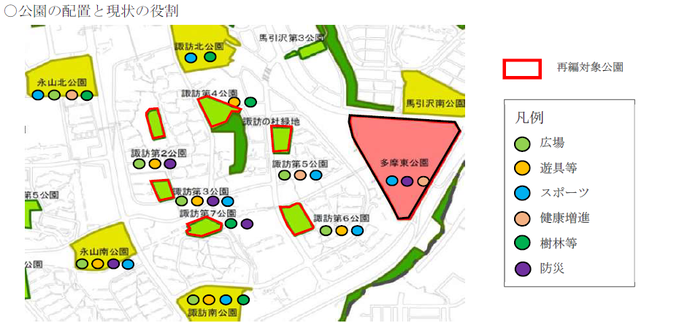 対象公園地図