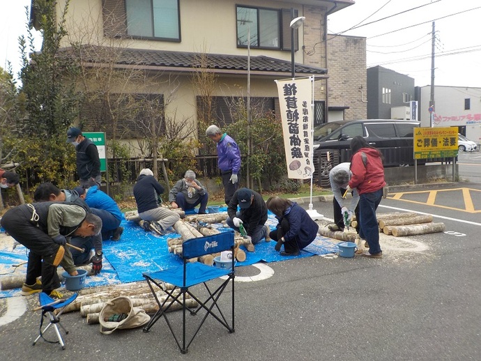R7椎茸の原木頒布・植菌講習会1
