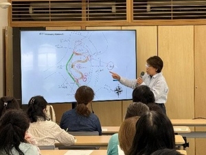 ガーデン作りの講義の写真