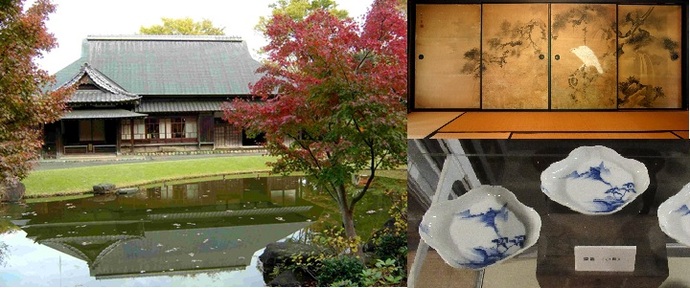 写真：旧富澤家と展示品
