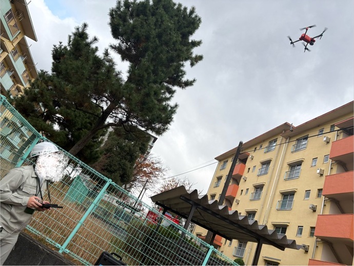 ドローン飛行訓練