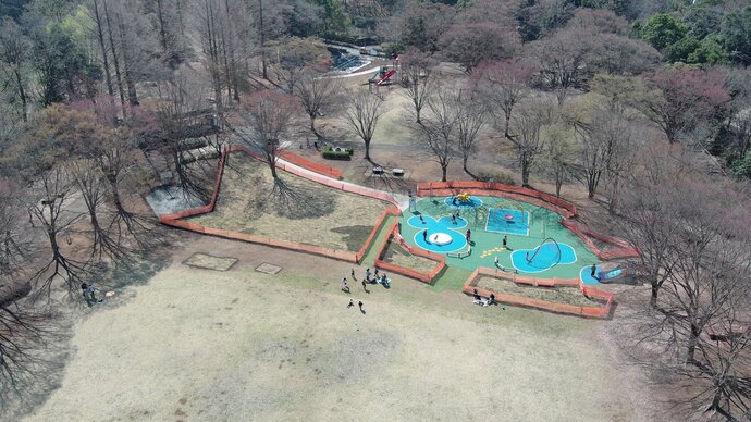 みんなの広場　鳥瞰写真